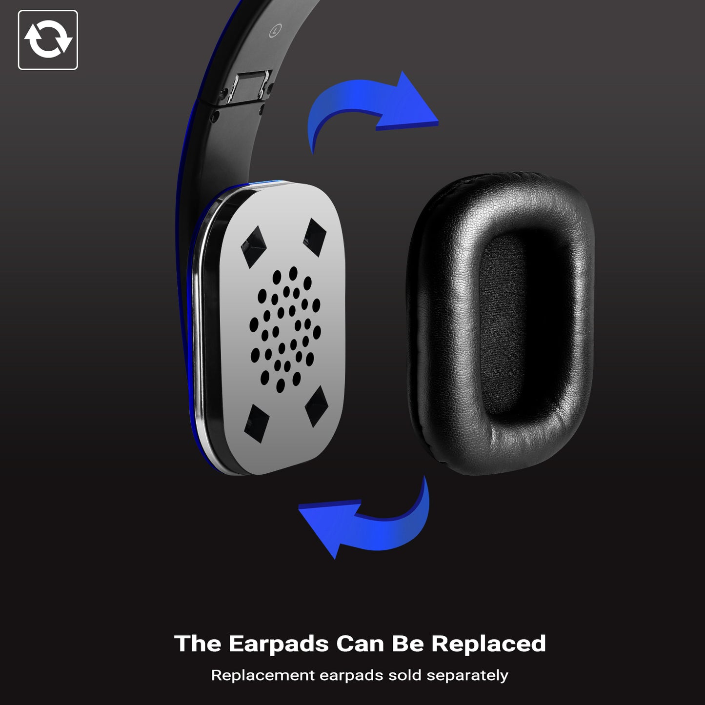 Bluetooth Over Ear Headphones Built-in MIC Hands-Free Calls with Integrated App NFC Low Latency Audio with AptX Technology for PC and Mobile - August EP650 In White Packaging Box