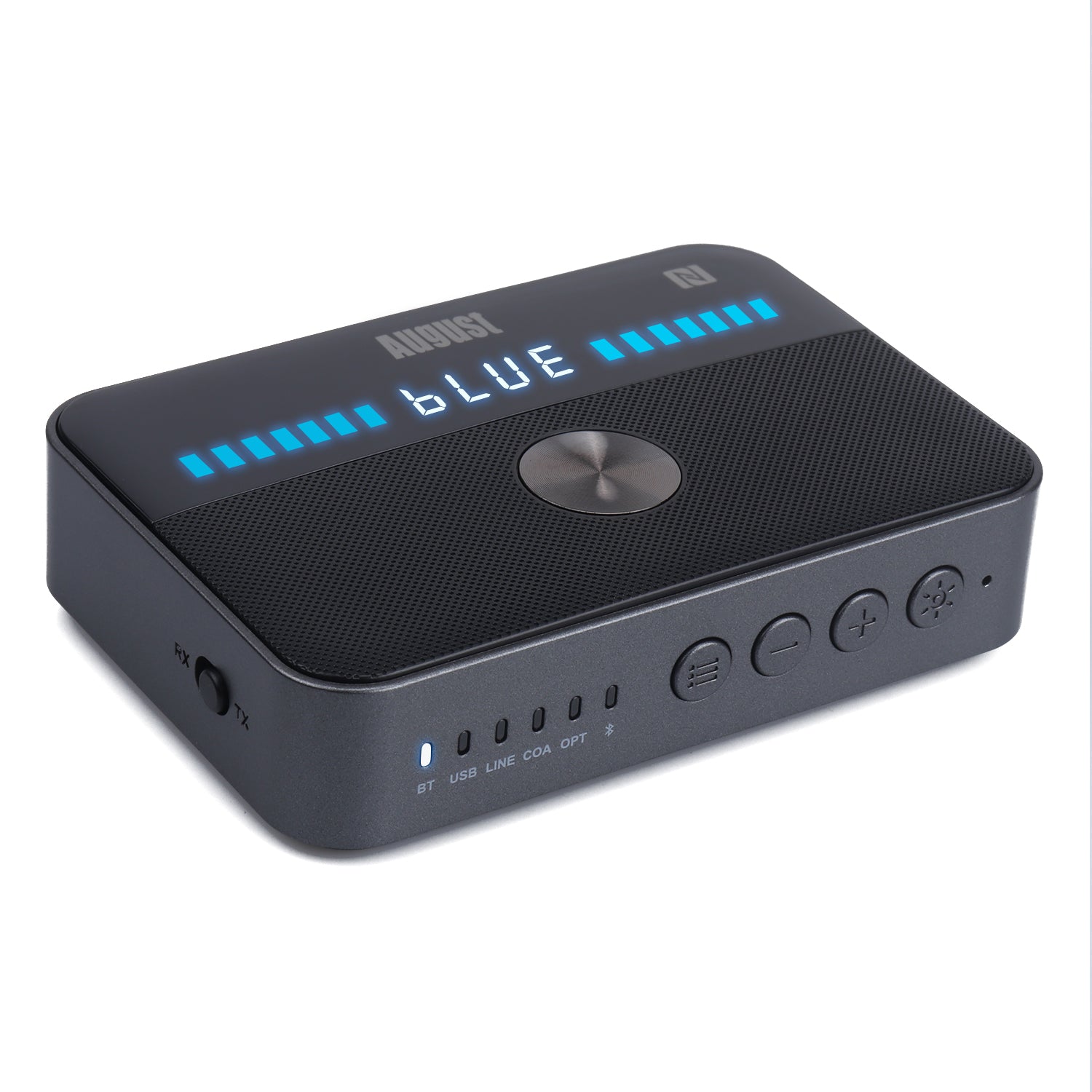 Ricevitore Trasmettitore Bluetooth 5.4, 2 In 1, Mini Adattatore Audio Wireless Portatile Con Display AUX A Ricevitore Trasmettitore Bluetooth 5.4, 2 In 1, Mini Adattatore Audio Wireless Portatile Con Display AUX A