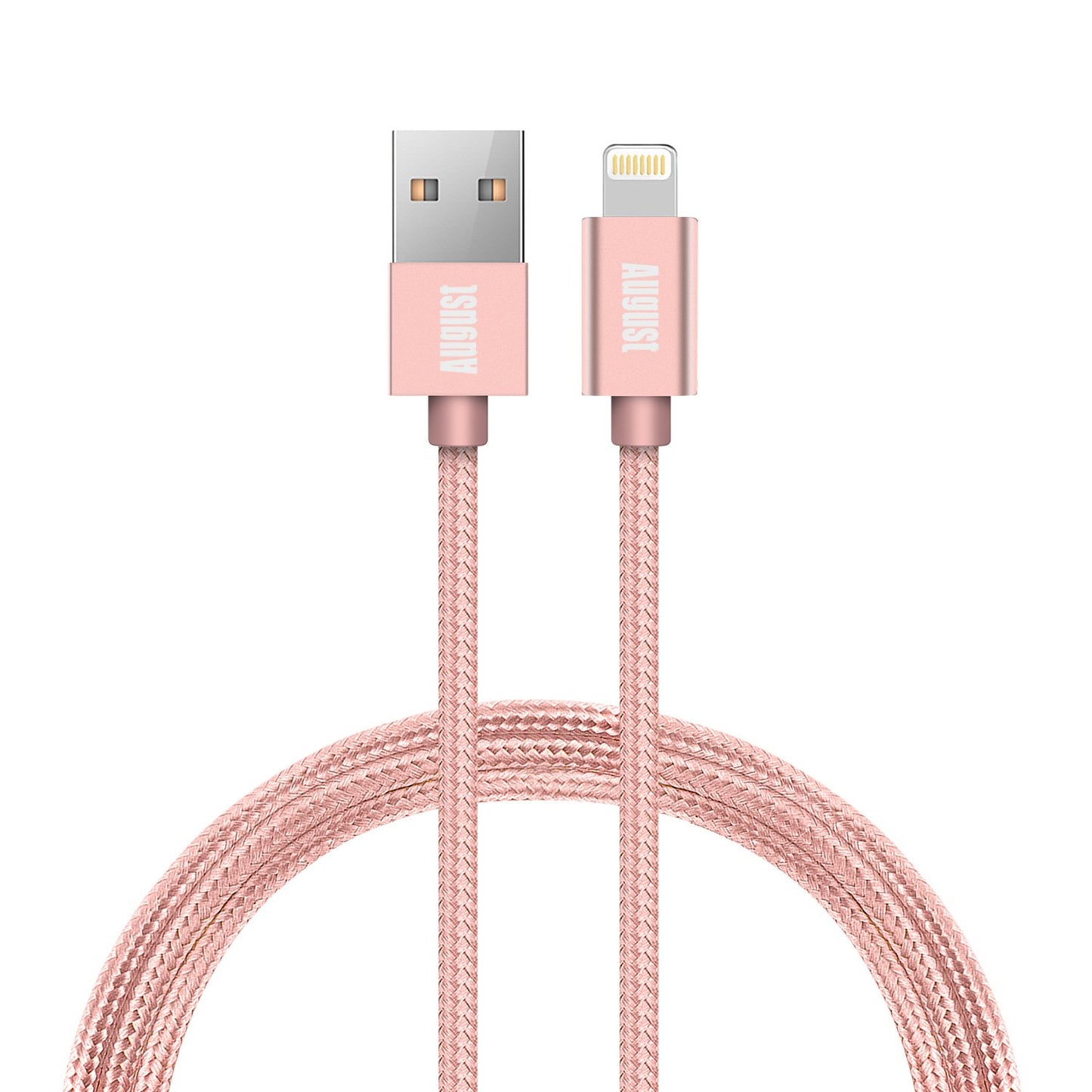 Lightning Cable TC11 - MFi Certified for iPhone X/8/8+/7/7+/6/6+/5S Pink August Charging Cables iDaffodil - Consumer Electronics at Affordable Prices