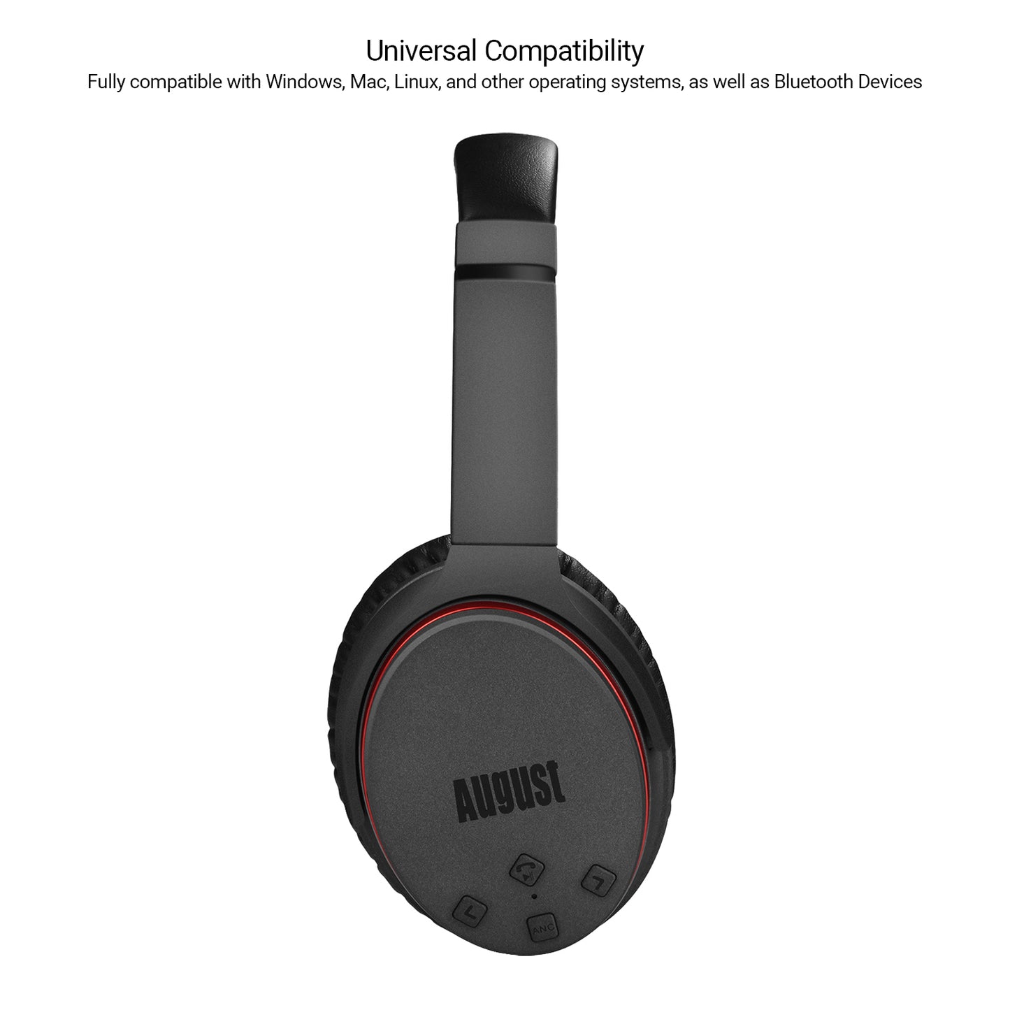Refurbished - August EP735 - ANC Bluetooth Headphones - Reduce Air Travel Engine Noise August Headphones iDaffodil - Consumer Electronics at Affordable Prices