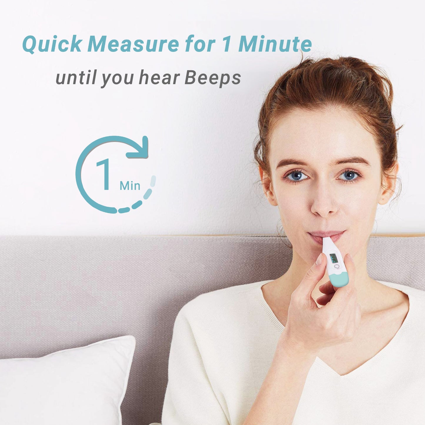 Digital Thermometer for Fever MT502 Mint - Temperature Orally, Underarm and Recta - Accurate and Mercury Free iDaffodil Health Monitors iDaffodil - Consumer Electronics at Affordable Prices
