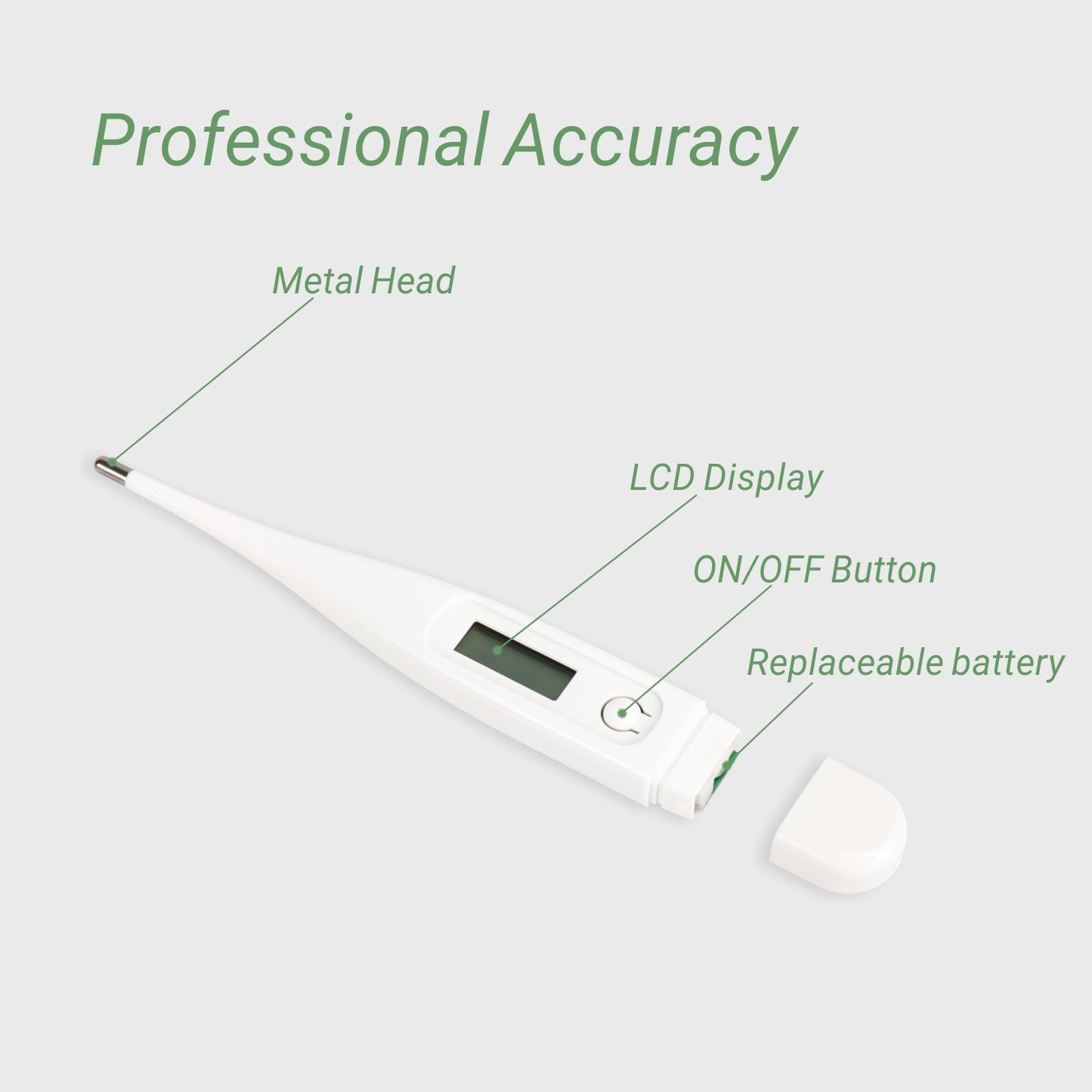 Digital Thermometer for Fever MT104 White - Temperature Orally, Underarm and Recta - Accurate and Mercury Free iDaffodil Health Monitors iDaffodil - Consumer Electronics at Affordable Prices