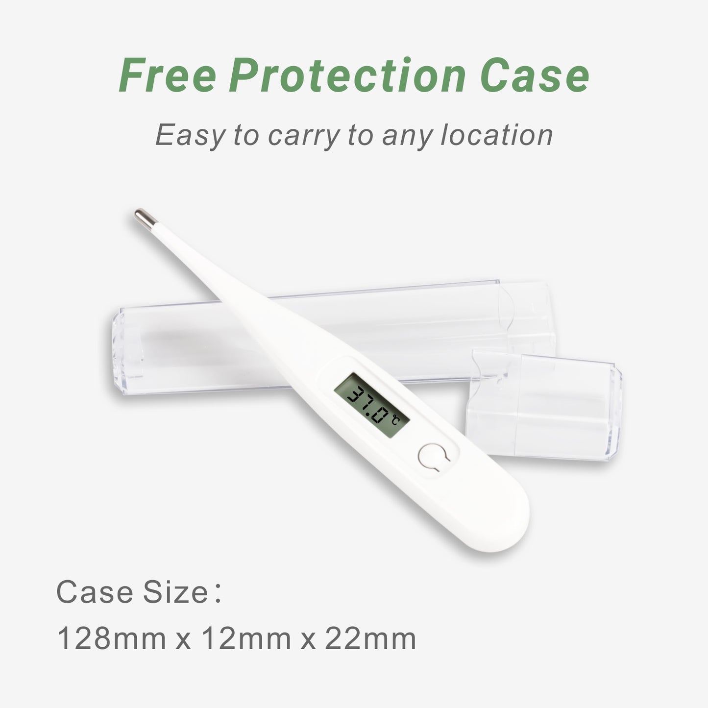 Digital Thermometer for Fever MT104 White - Temperature Orally, Underarm and Recta - Accurate and Mercury Free iDaffodil Health Monitors iDaffodil - Consumer Electronics at Affordable Prices