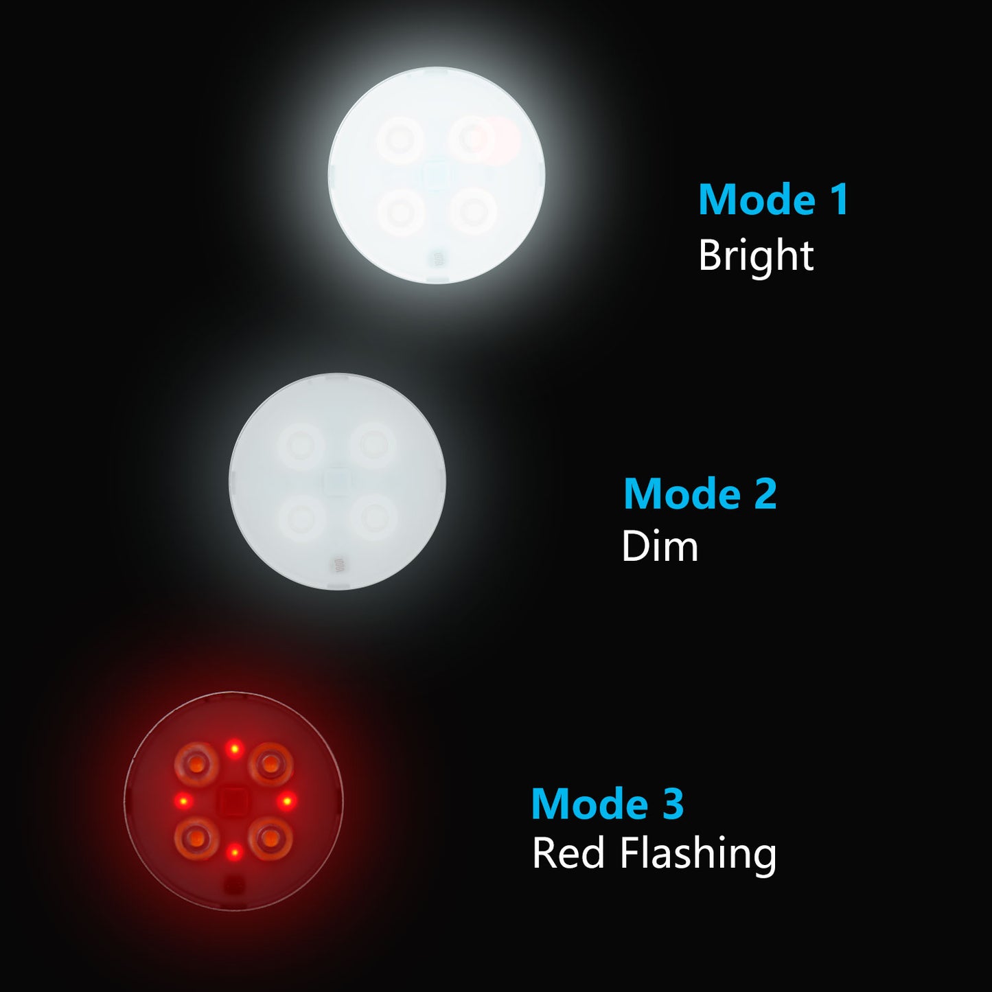 Magnetic Motion Sensor LED Light Rechargeable Spotlight Daffodil LEC010