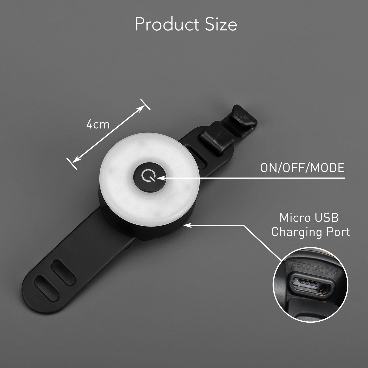 LED BIKE LAMP WITH 5 LIGHT MODES IP64 PROTECTION AND BUILT-IN BATTERY iDaffodil LED Light iDaffodil - Consumer Electronics at Affordable Prices