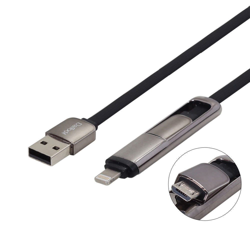 USB Multi Charger Cable - Micro USB / Apple Lightning - Daffodil TC08 iDaffodil Phone Accessories iDaffodil - Consumer Electronics at Affordable Prices