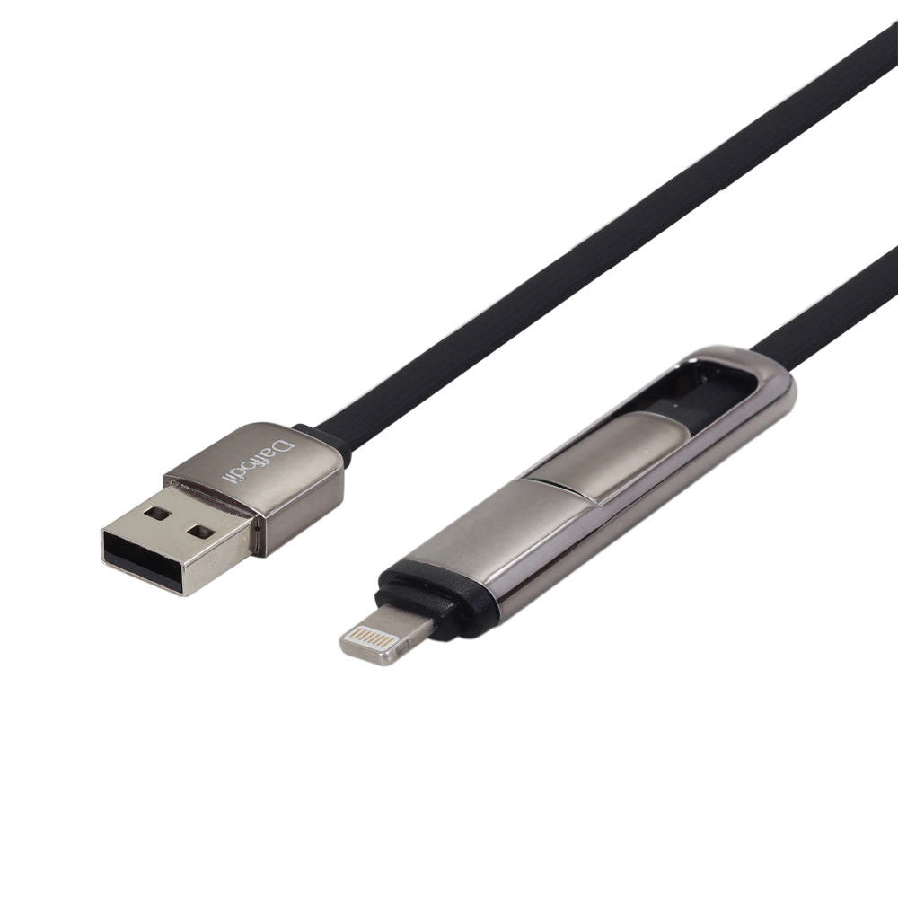 USB Multi Charger Cable - Micro USB / Apple Lightning - Daffodil TC08 iDaffodil Phone Accessories iDaffodil - Consumer Electronics at Affordable Prices