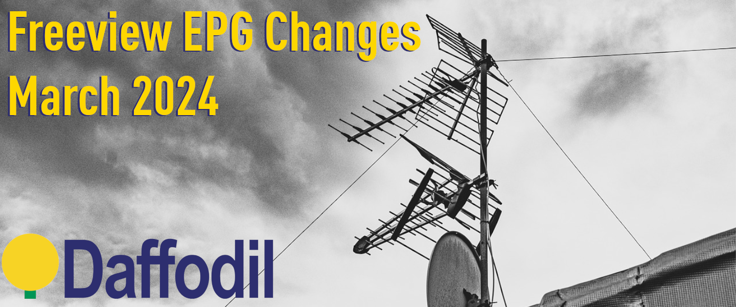 Freeview Channel Updates March 2024