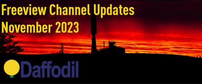 Freeview Channel Updates November 2023