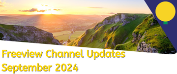 Freeview EPG Channel Updates September 2024