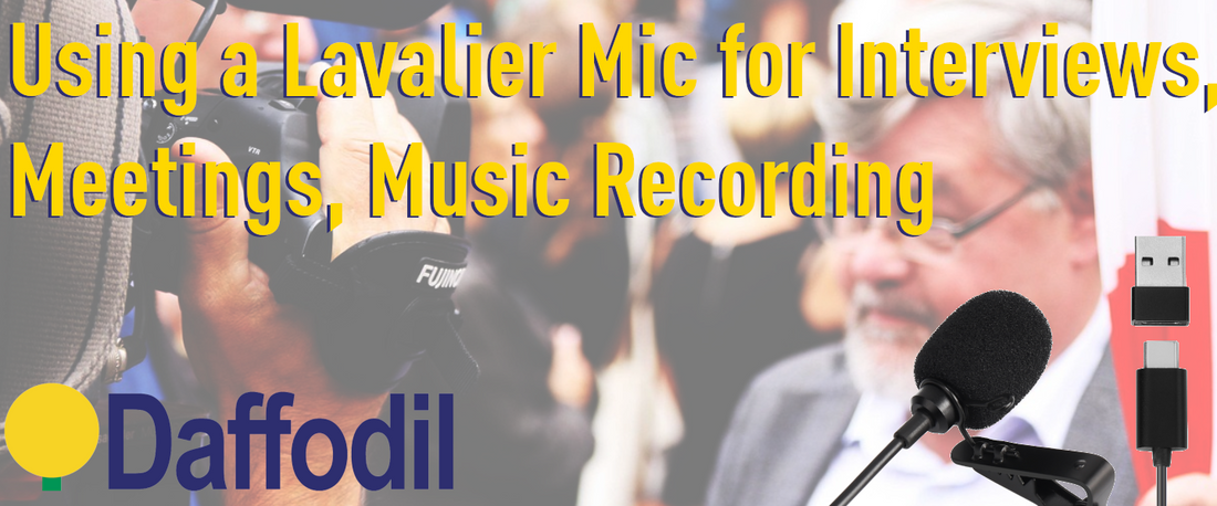 The Lavalier Microphone: Cost-Effective Recording for Video Production