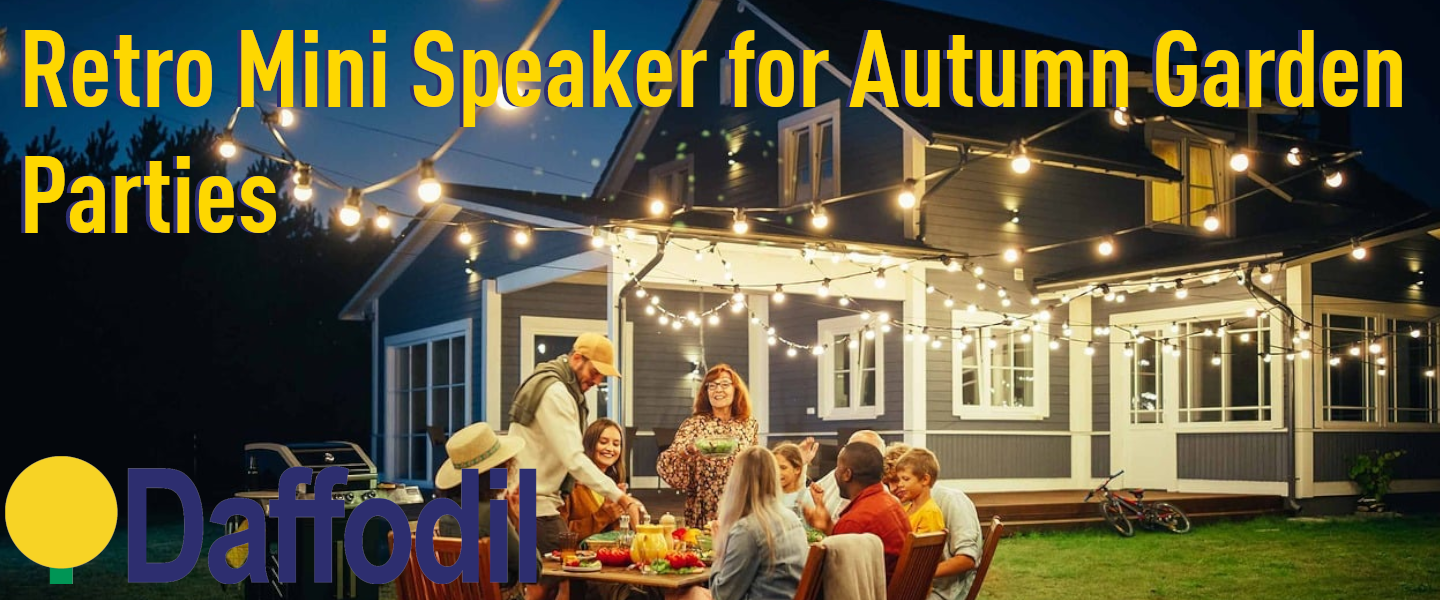 Retro Style Bluetooth Speakers for Temperate Autumn Weather