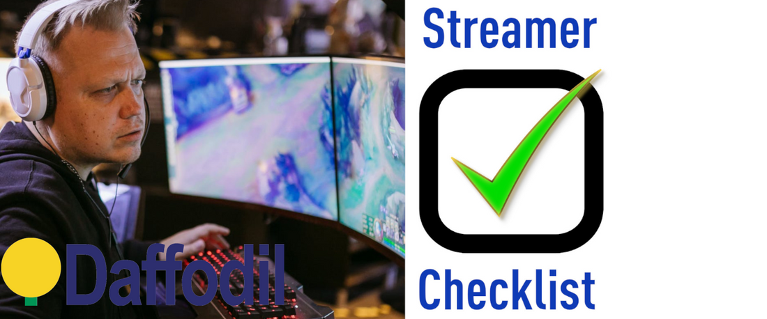 First-Time Streamers Checklist 2023