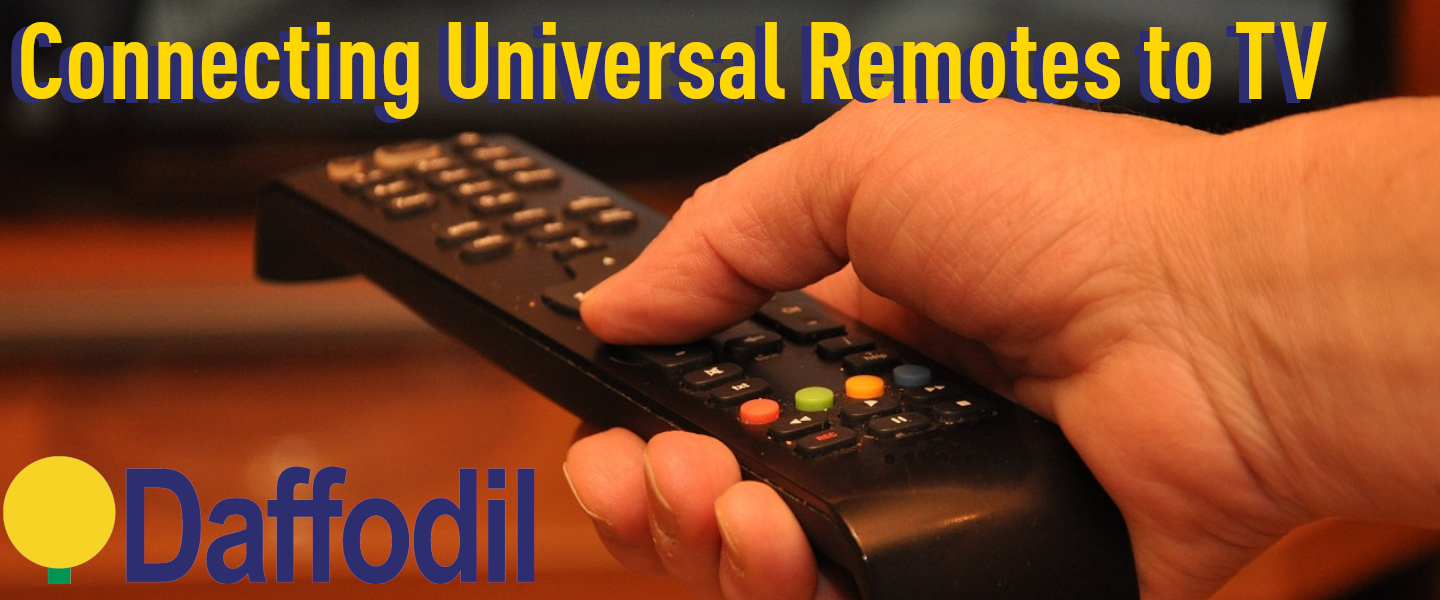 How to Connect Universal TV Remote to DA100 / DA900 TV – iDaffodil