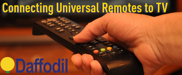 How to Connect Universal TV Remote to DA100 / DA900 TV