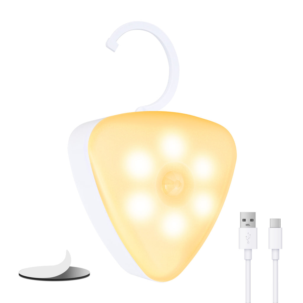 LED Motion Sensor Light, Warm or Cool White, Rechargeable - AUG LEC033
