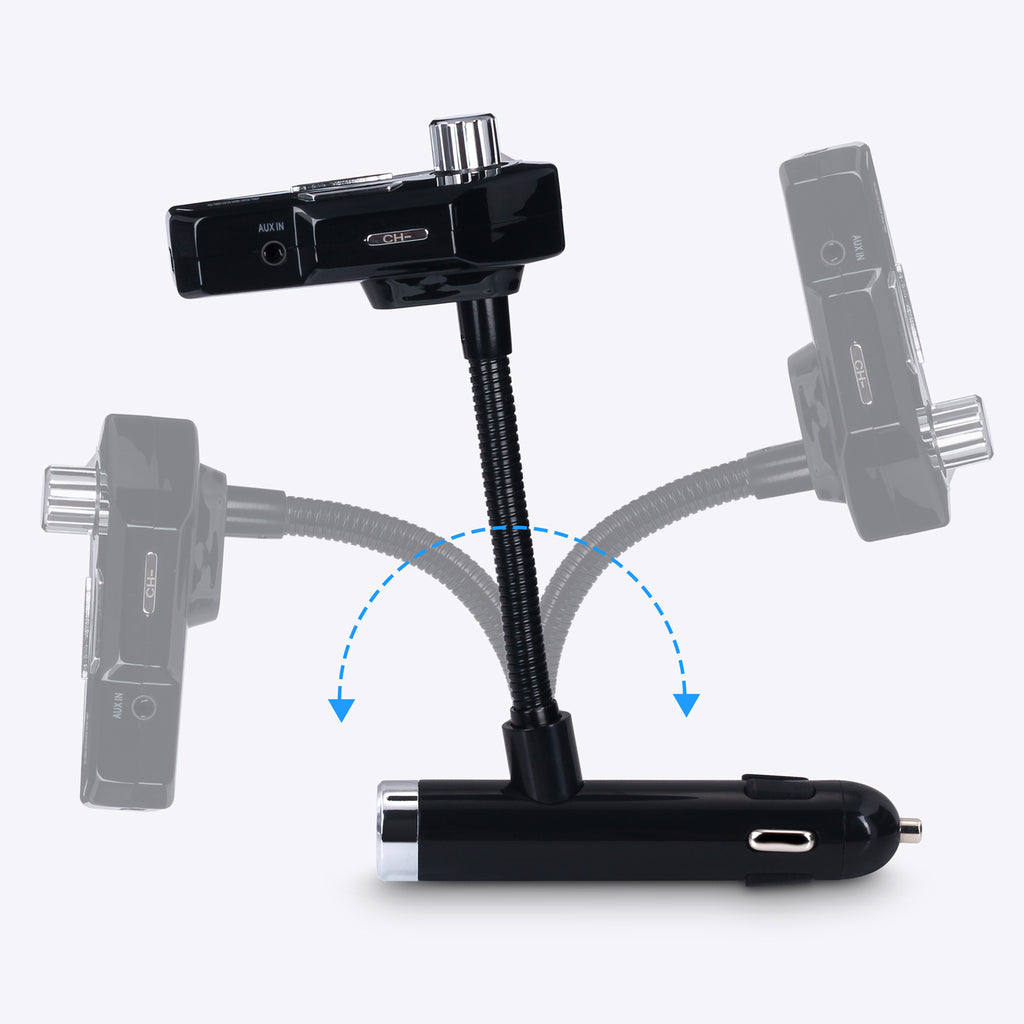 Car FM Transmitter Bluetooth with USB-A Charging Port - August CR220B