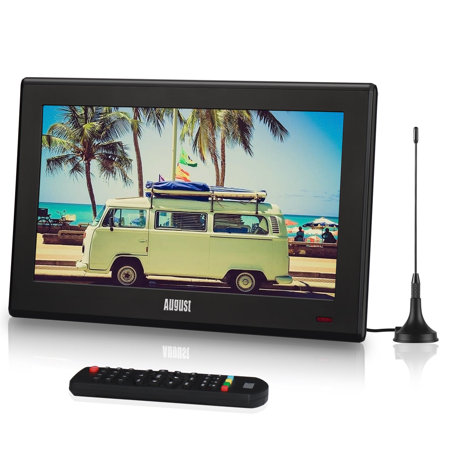 HGV Travel Bundle Freeview Portable Television 1080P HDMI Digital USB PVR AV Caravan August DA100D