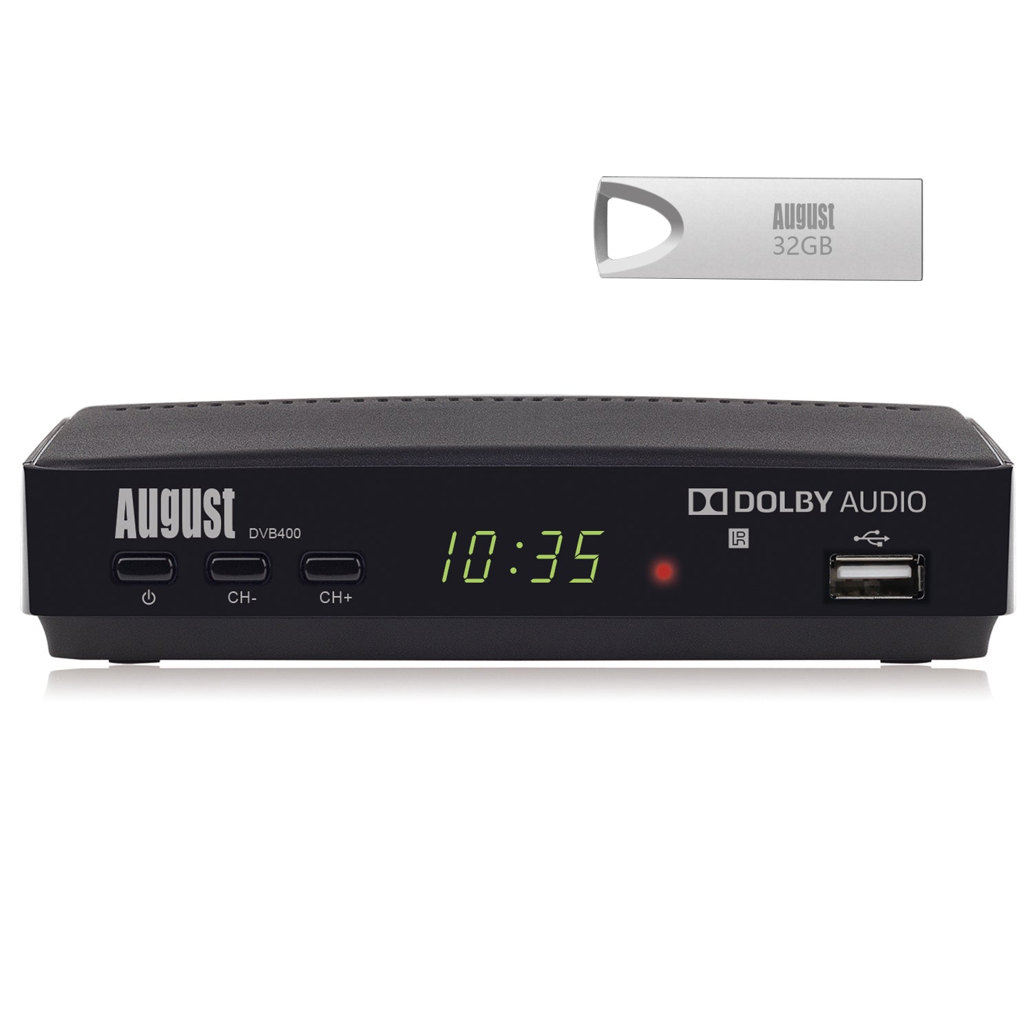 August DVB400 Freeview Digibox & Recorder