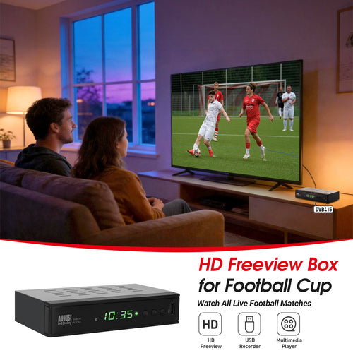Freeview HD Set-Top Box Receiver 1080p PVR USB - August DVB415 [Refurbished: 6 Month Warranty]