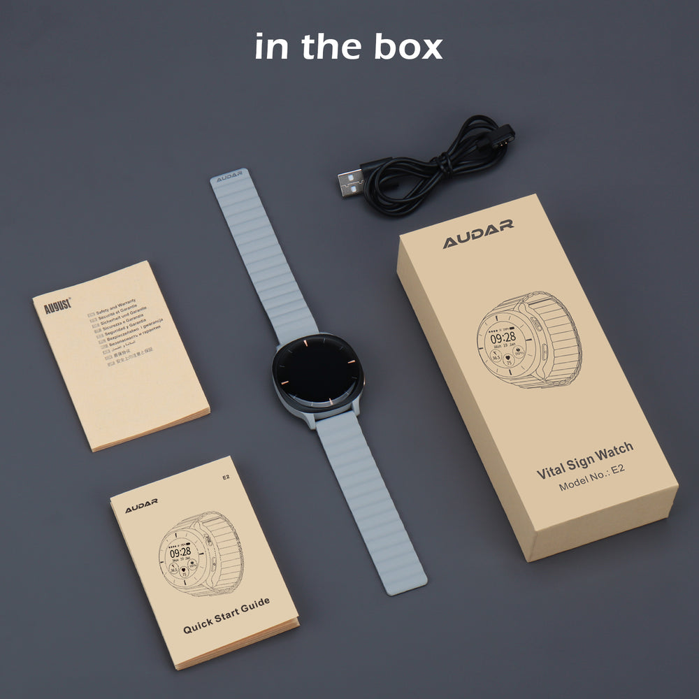 24 Hour IoT Platform Healthcare Vital Sign Watch for Seniors and Vulnerable Persons AUDAR E2