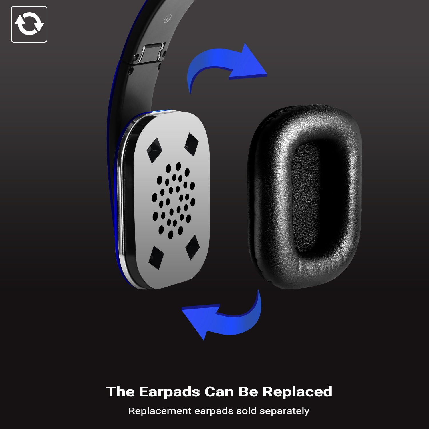 Bluetooth Over Ear Headphones Built-in MIC Hands-Free Calls with Integrated App NFC Low Latency Audio with AptX Technology for PC and Mobile - August EP650 In White Packaging Box