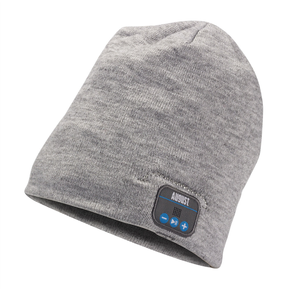 Bluetooth Beanie Hat Rechargeable Battery Headphones with Microphone - August EPA20G