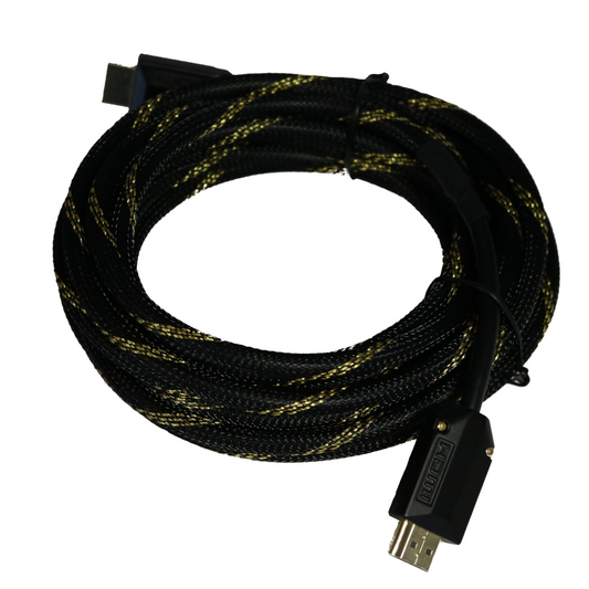 2K HDMI Cable with Cable Protector - 5 Meters Black