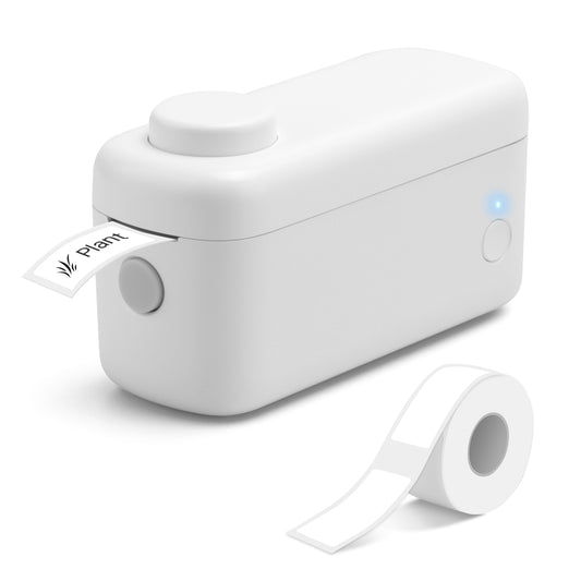 Portable Thermal Label Printer Ink-Less with Bluetooth, Tape, Cutter, Rechargeable Battery – August LBP160W