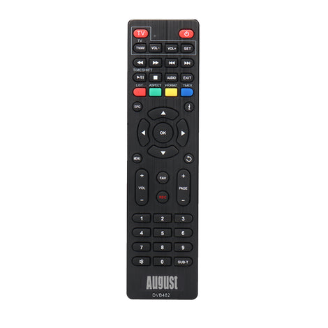 Replacement Remote RM482 for August DVB482 Set Top Dual Tuner