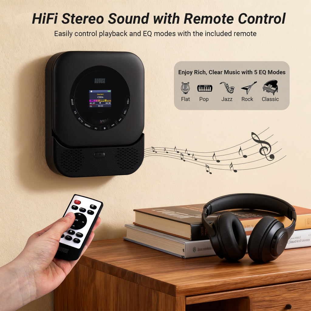Portable Music CD Player with Bluetooth and MP3 USB In Speaker SE15