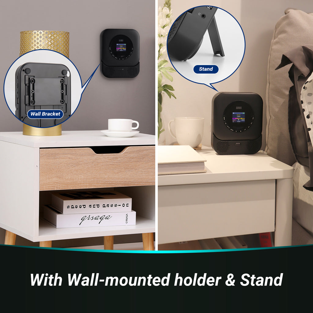 Portable Music CD Player with Bluetooth and MP3 USB In Speaker SE15