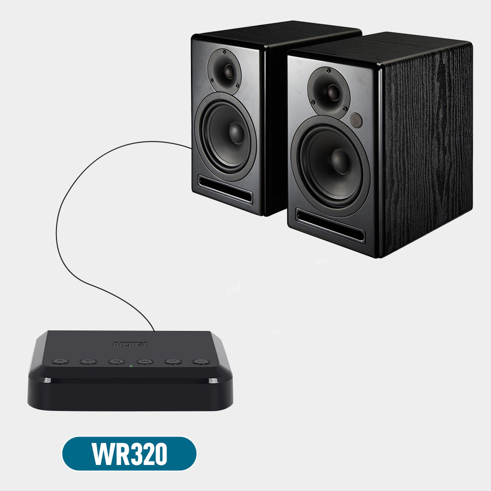 Wireless Soundbar Wifi Bluetooth Adapter for Home Theater Systems and Speakers August WR320