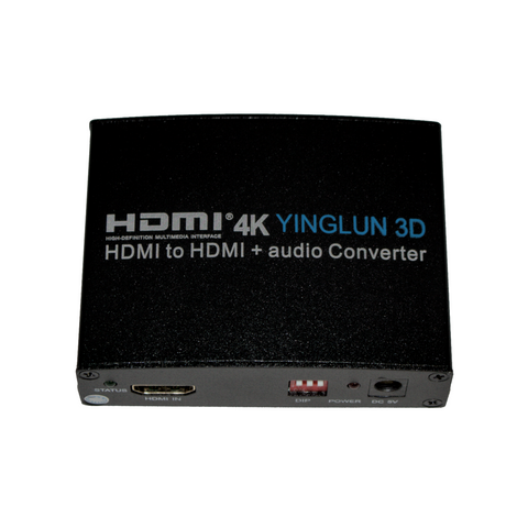 HDMI Audio Extractor for Hi-Fi, 5.1 Surround, Stereo and Optical Audio YING HDMI 101