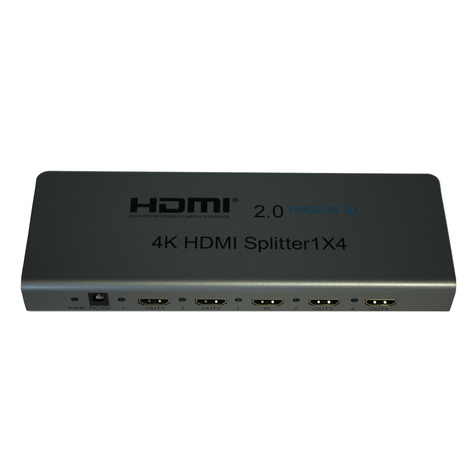 HDMI Splitter 4-Way Output and Signal Booster YING HDMI 202