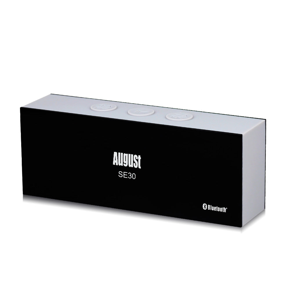 Bluetooth portable Speaker Rechargeable Boombox AUX Input - August SE30 [Refurbished]