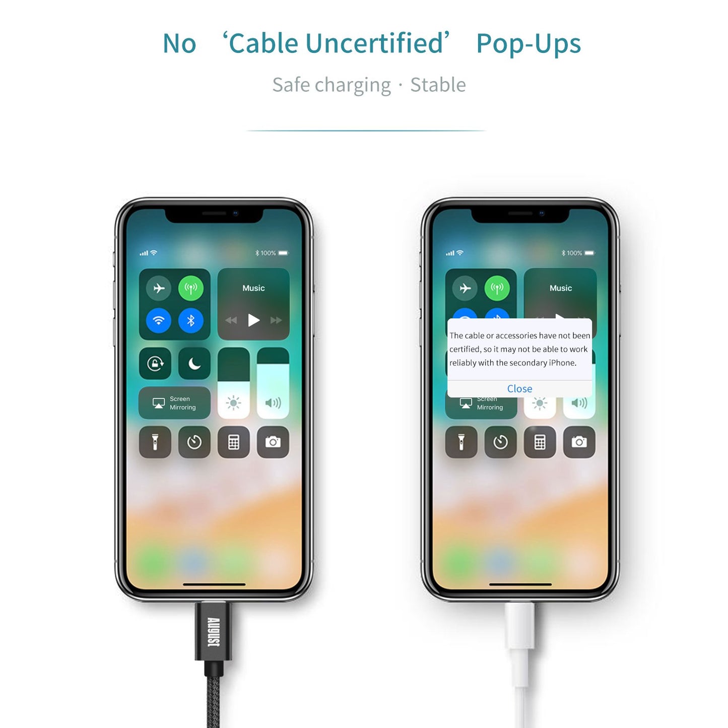 Lightning Cable TC11 - MFi Certified for iPhone X/8/8+/7/7+/6/6+/5S    August  Charging Cables   iDaffodil - Consumer Electronics at Affordable Prices