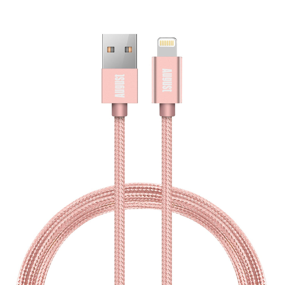Lightning Cable TC11 - MFi Certified for iPhone X/8/8+/7/7+/6/6+/5S  Black  August  Charging Cables   iDaffodil - Consumer Electronics at Affordable Prices