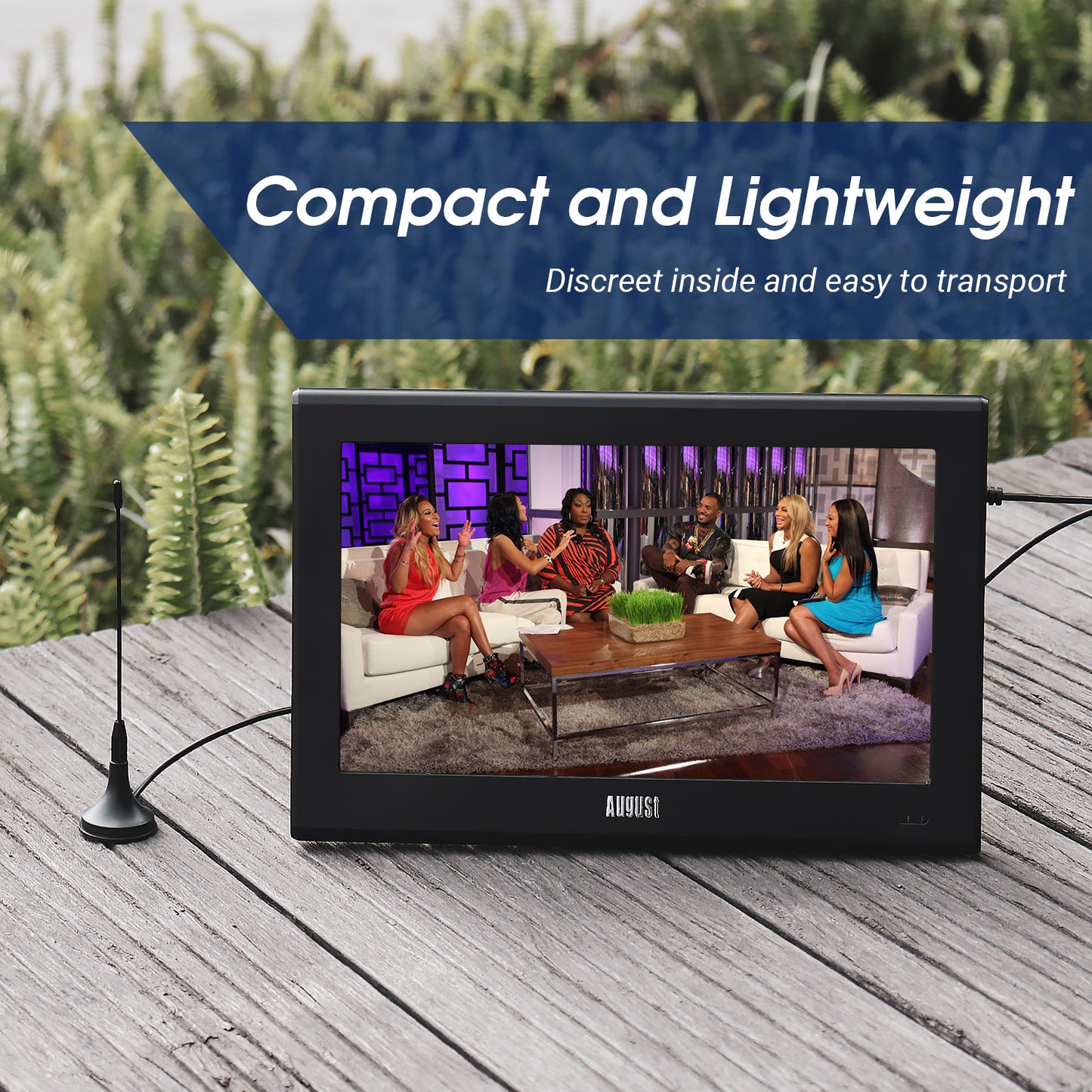 Portable Freeview Digital HD Aerial with Magnetic Base for Cars and Trucks - August DTA180