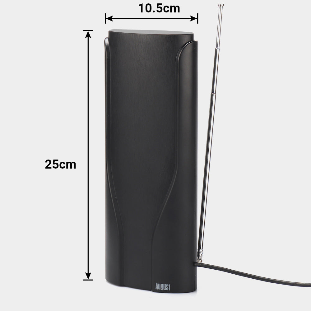 High Gain Freeview Aerial Indoor Digital HD Telescopic Antenna with Wall Mounting August DTA600