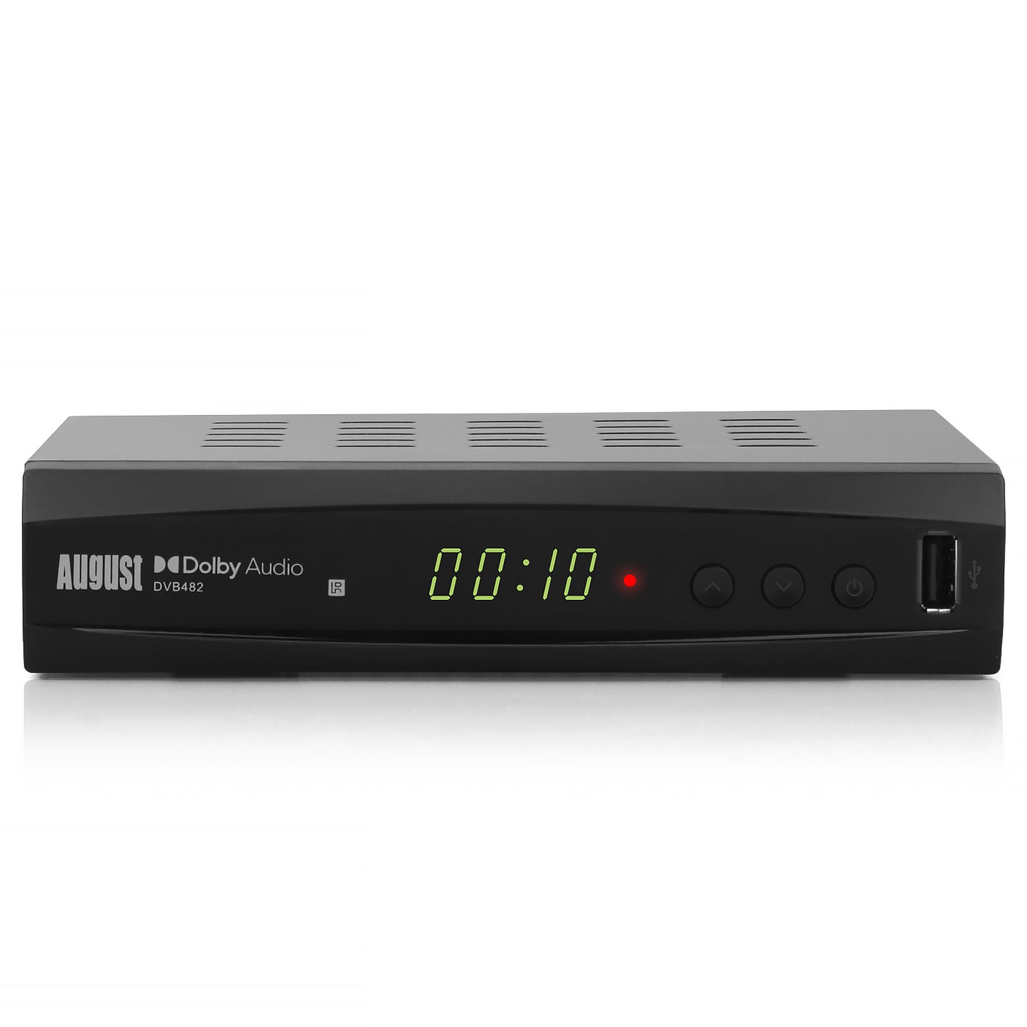 Freeview Set-Top Box HD Dual Tuner USB PVR Recorder HDMI Media Player - August DVB482