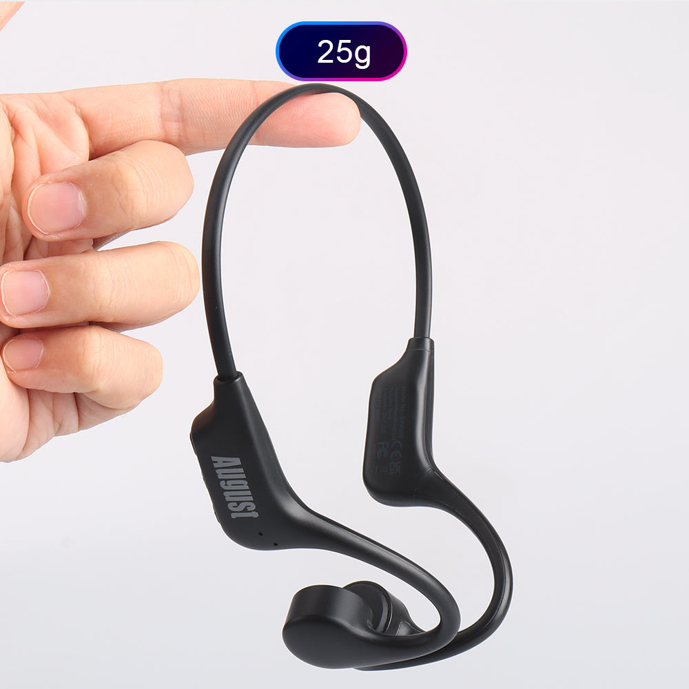 Bone Conduction Bluetooth Headphones 16GB MP3 Music Player IP67 - August EP400