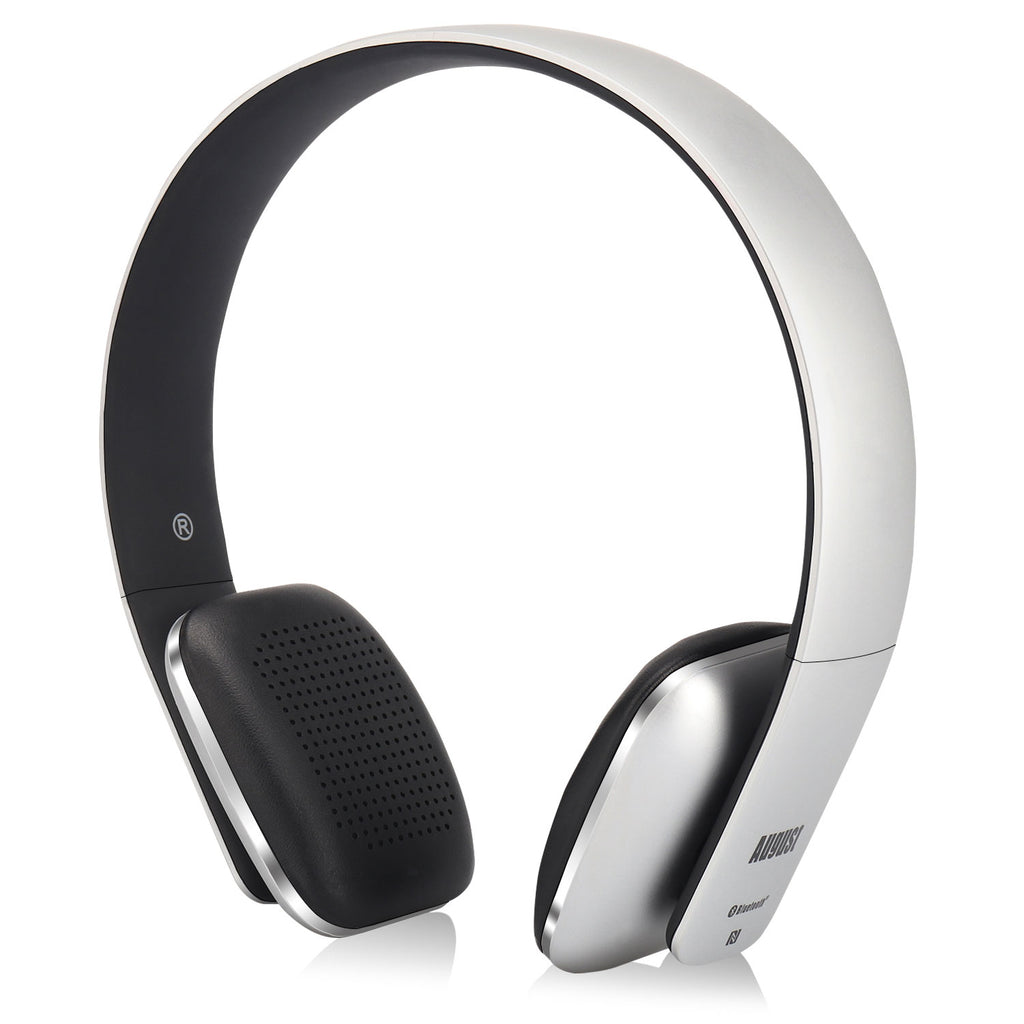 Bluetooth Wireless Headphones NFC On-Ear Rechargeable Ultra Lightweight - August EP636