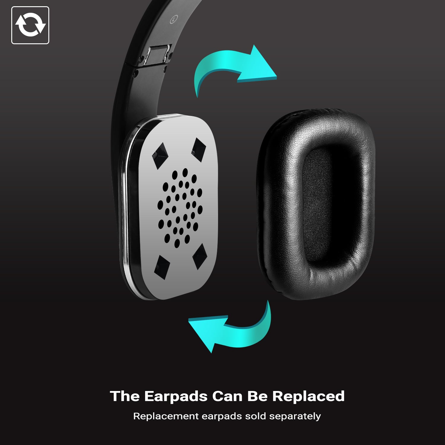 Bluetooth Over Ear Headphones NFC aptX Low Latency for PC and Mobile - August EP650