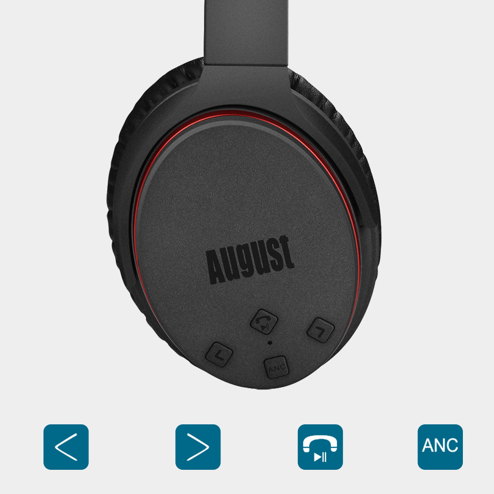 Active Noise Cancelling Headphones Bluetooth ANC aptX August EP735
