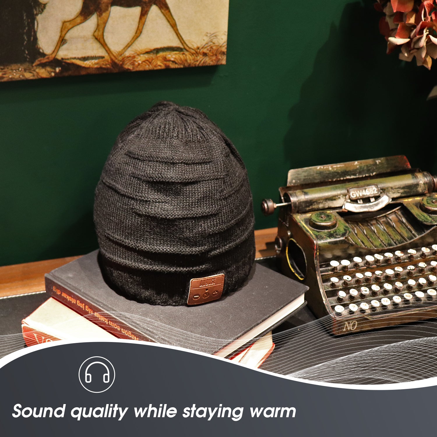 The Bluetooth Beanie stores at home