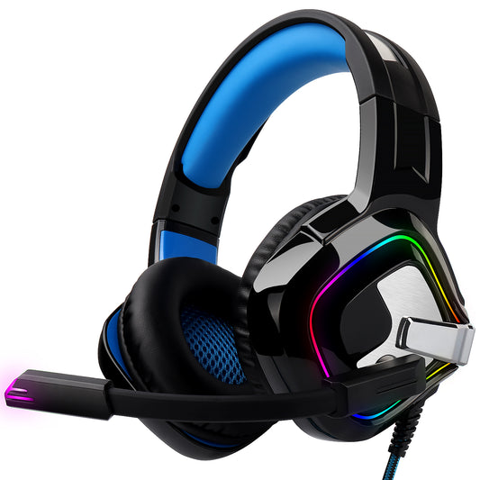 RGB Gaming Headset For PS4/5 XBOX ONE Nintendo Switch & PC 3.5mm Mic USB EPG100L