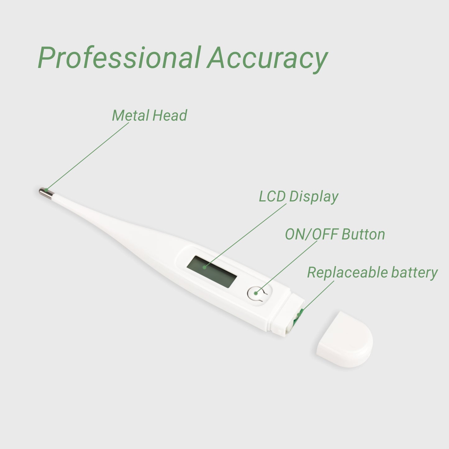 Digital Thermometer for Fever MT104 White - Temperature Orally, Underarm and Recta - Accurate and Mercury Free    iDaffodil  Health Monitors   iDaffodil - Consumer Electronics at Affordable Prices