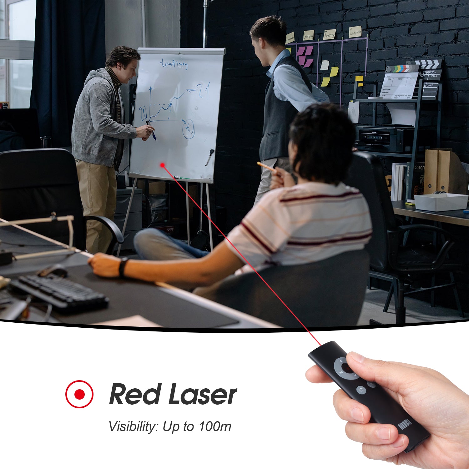 Presentation Remote with Shortcut Keys ALT-TAB PPT Clicker August LP200