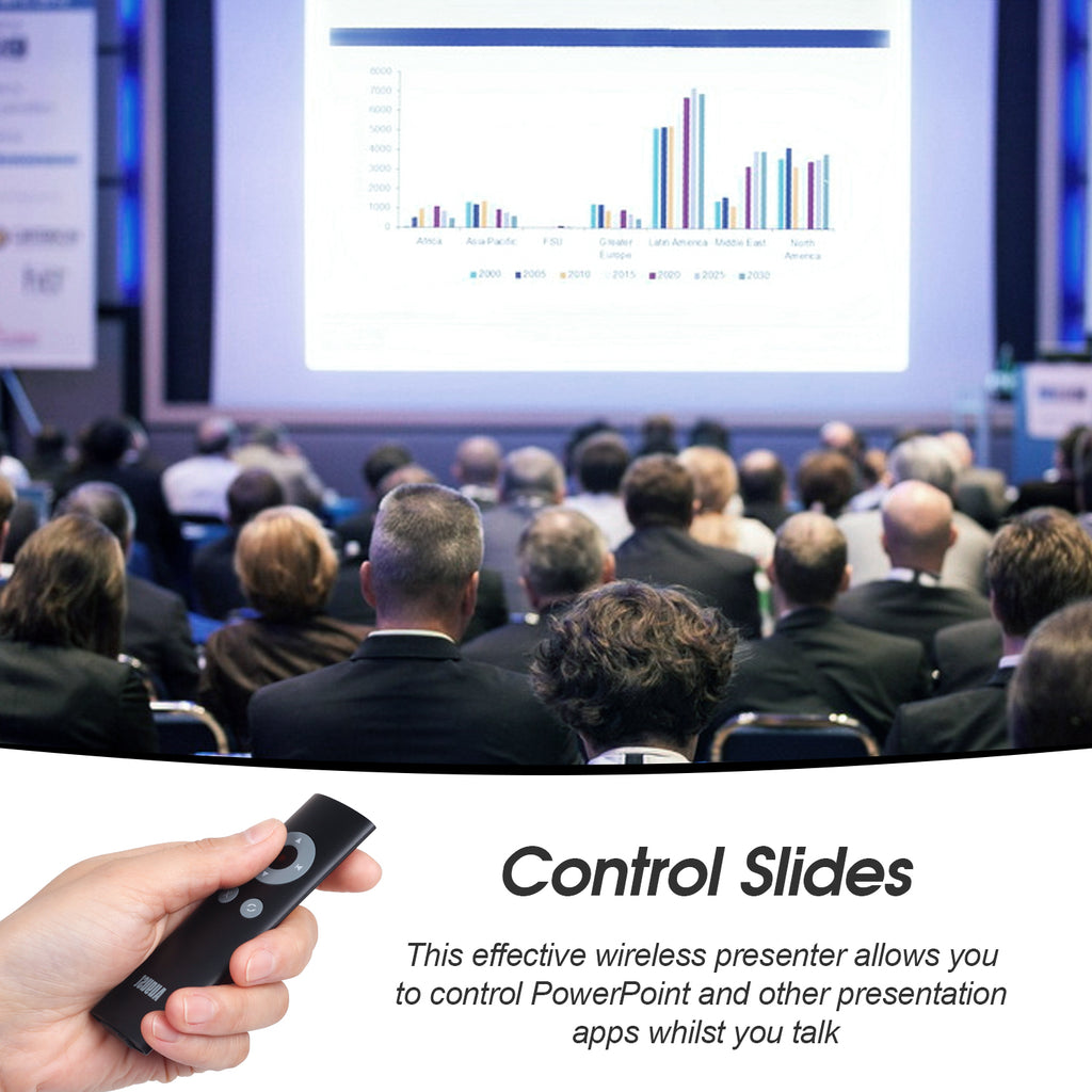 Presentation Remote with Shortcut Keys ALT-TAB PPT Clicker August LP200
